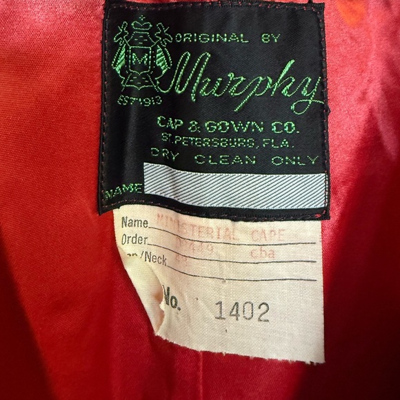 Vintage cape. Costume for Dracula, sexy priest, goth. One size. Unisex. 50s - Picture 7 of 7